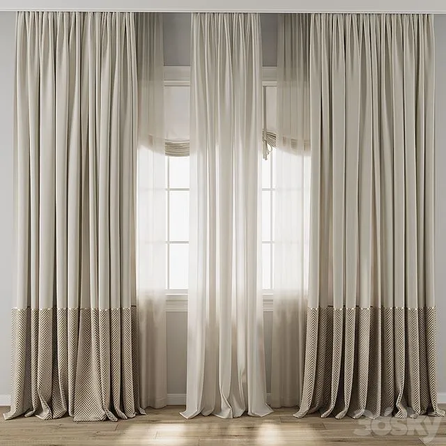 Curtain 878 3D Model Curtain 878 3D Model
