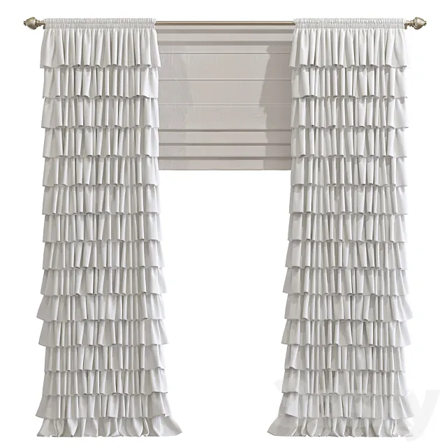 Curtain 879 3D Model Curtain 879 3D Model