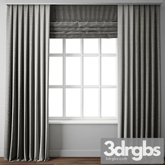 Curtain 88 3D Model Download
