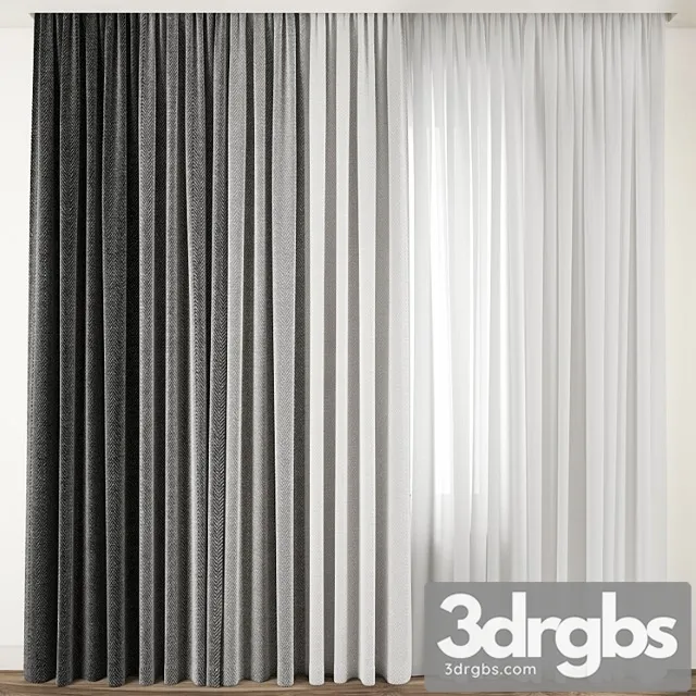 Curtain 88 4 3D Model Download