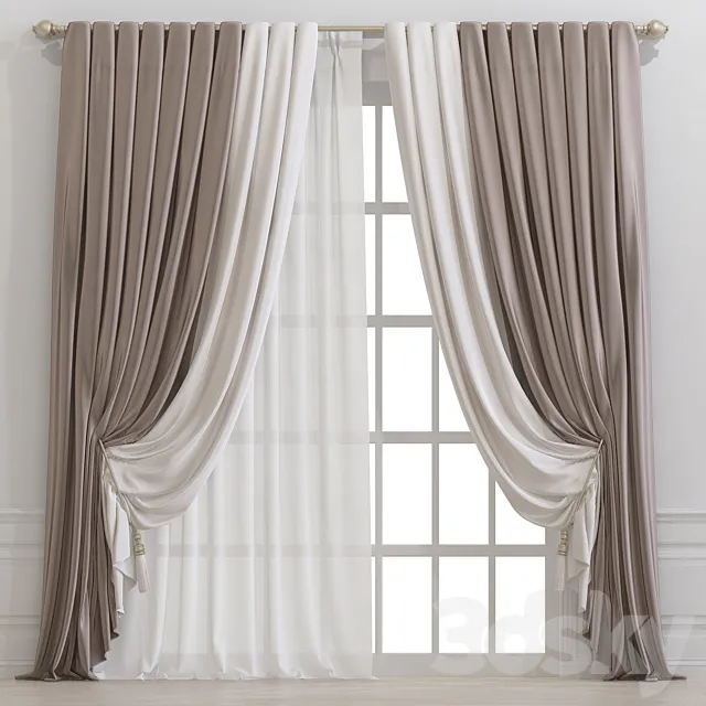 Curtain 887 3D Model