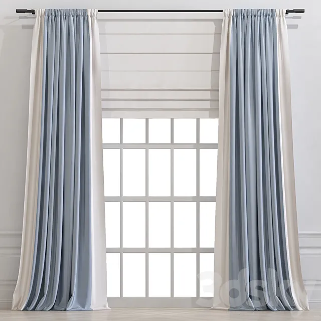 Curtain 889 3D Model