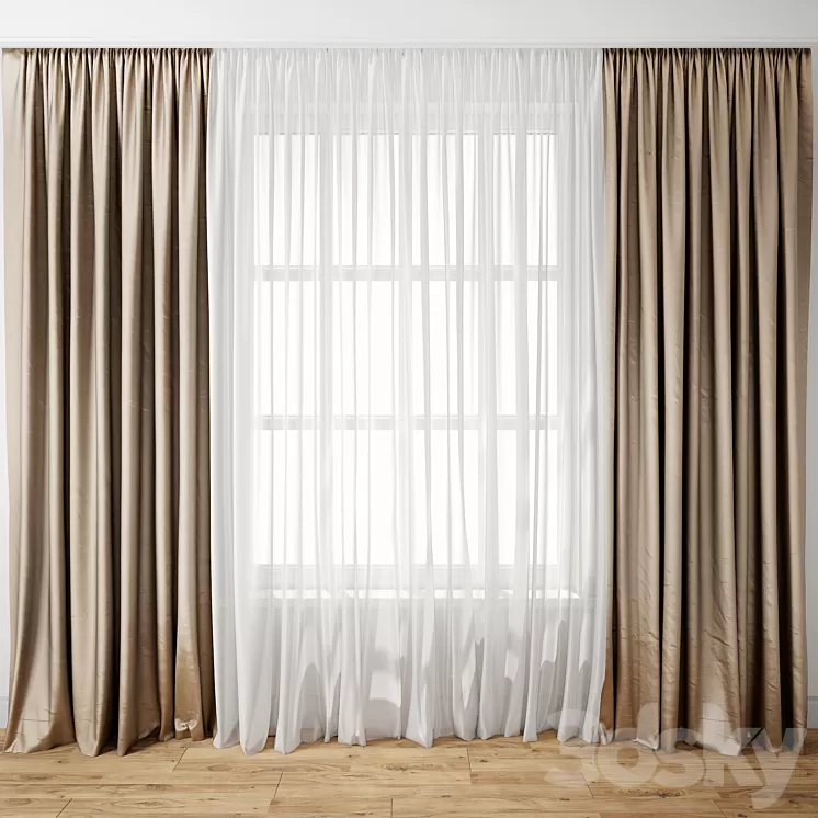 Curtain 89 3D Model