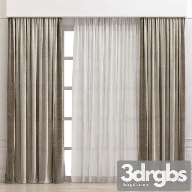 Curtain 895 3D Model Download