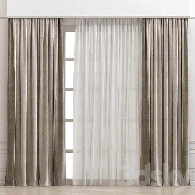 Curtain 895 3D Model