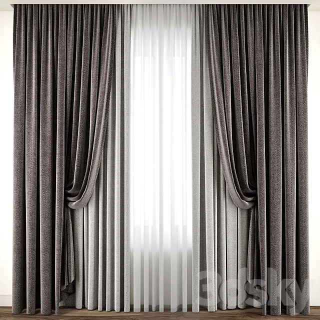 curtain 90 3D Model curtain 90 3D Model