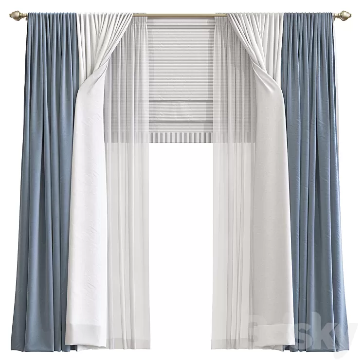 Curtain 900 3D Model Curtain 900 3D Model