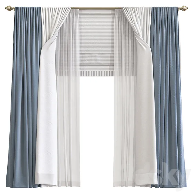 Curtain 900 3DModel Curtain 900 3DModel