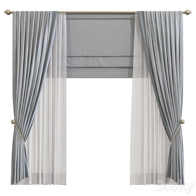 Curtain 905 3D Model Curtain 905 3D Model