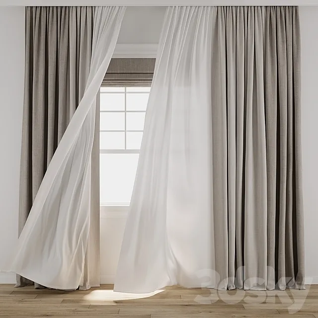 Curtain 914 3D Model