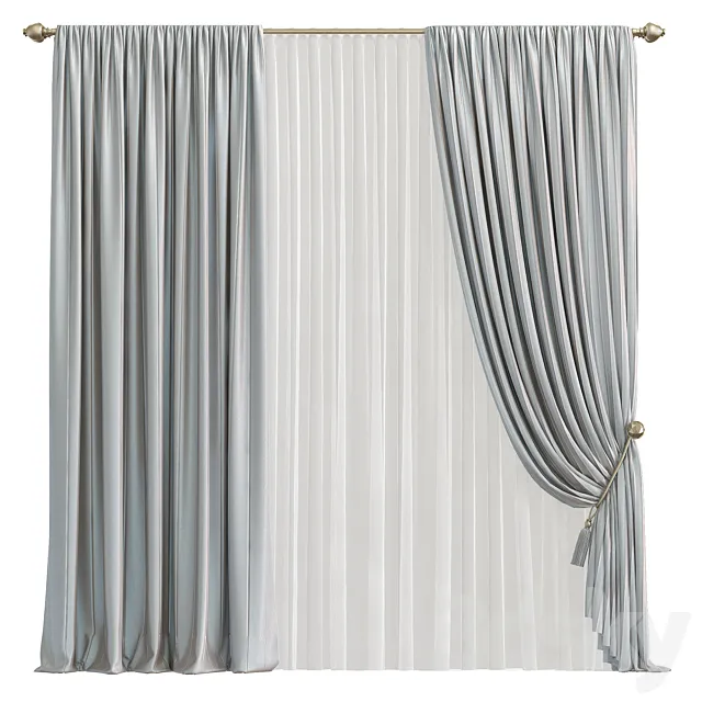 Curtain 915 3D Model Curtain 915 3D Model