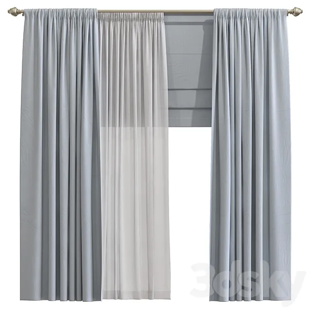 Curtain 930 3DModel