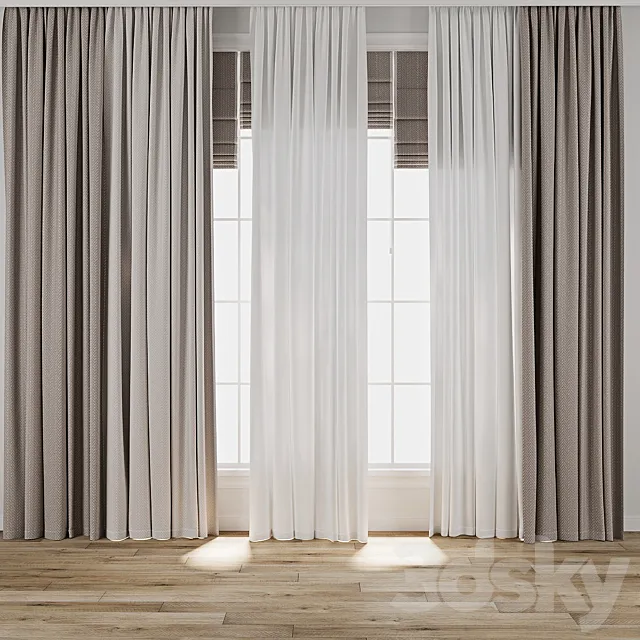 Curtain 938 3D Model