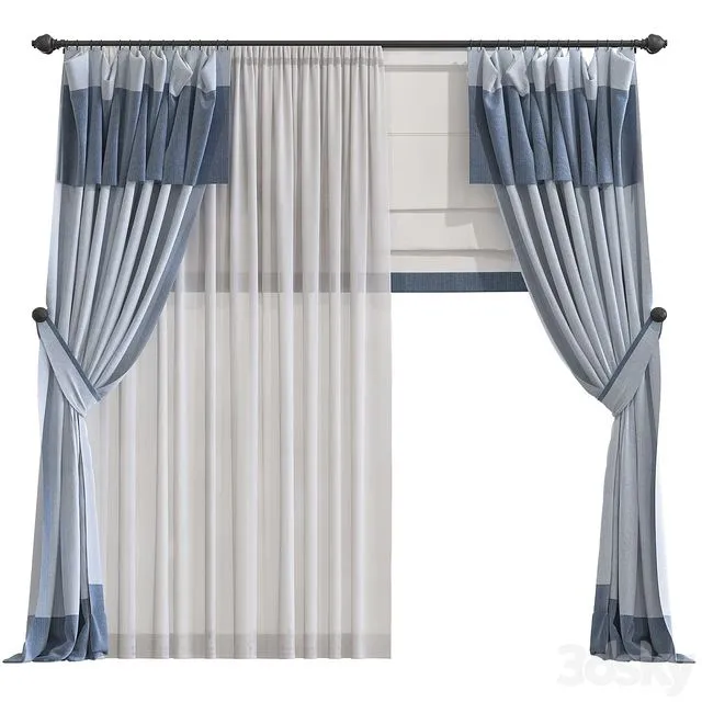 Curtain 945 3D Model