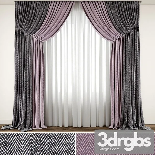 Curtain 95 2 3D Model Download