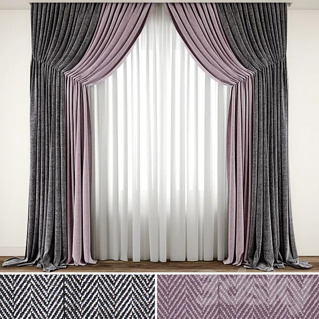 Curtain 95 3D Model Curtain 95 3D Model