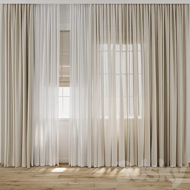 Curtain 966 3D Model