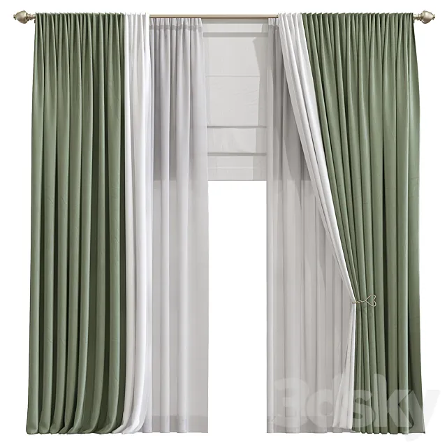 Curtain 967 3D Model