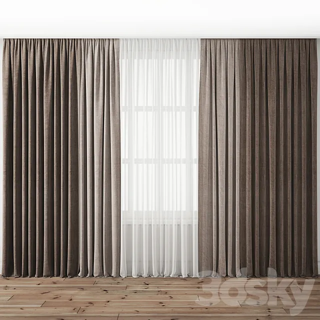 Curtain 97 3D Model Curtain 97 3D Model