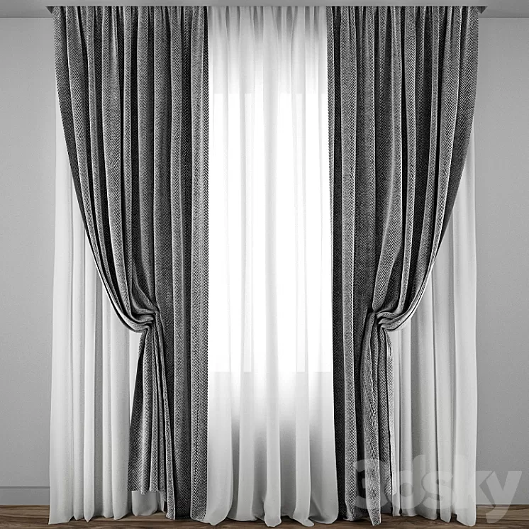 Curtain 97 3D Model Curtain 97 3D Model