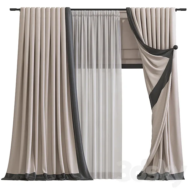 Curtain 983 3D Model