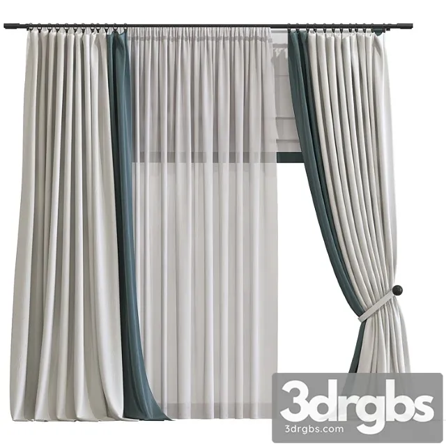 Curtain 989 3D Model Download
