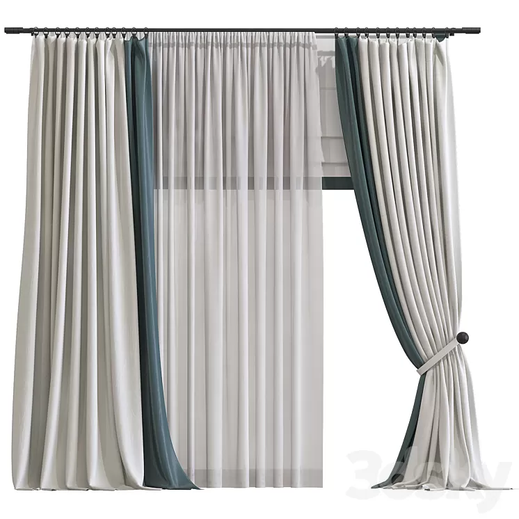 Curtain 989 3D Model Curtain 989 3D Model