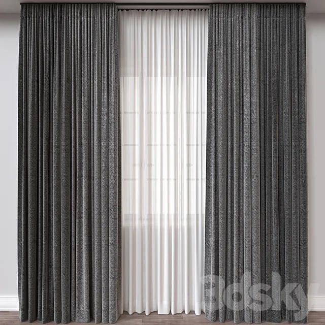 Curtain A125 3D Model