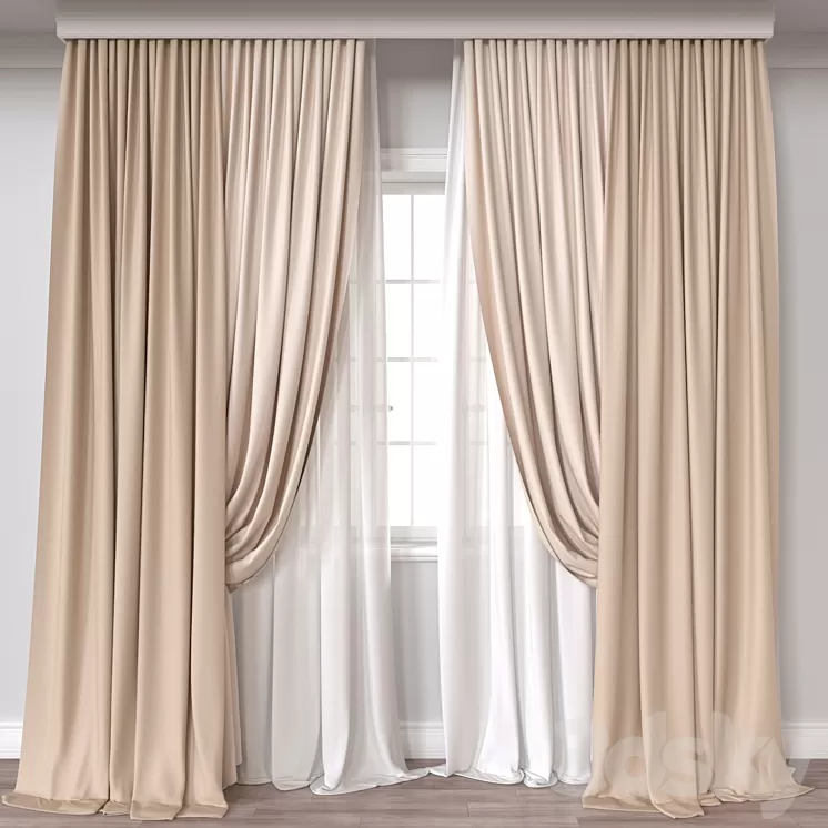 Curtain A200 3D Model Free Download
