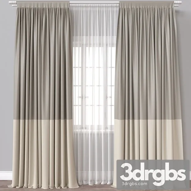 Curtain A640 3D Model Download
