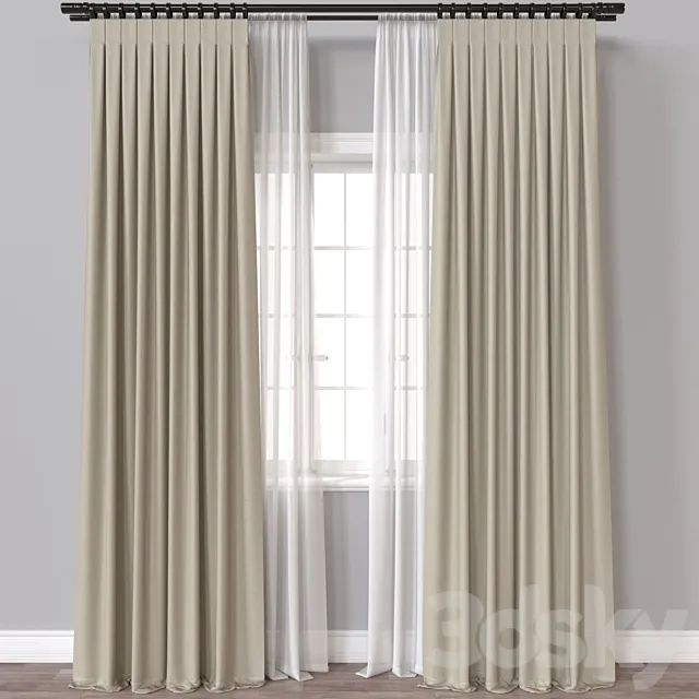 Curtain A655 3D Model