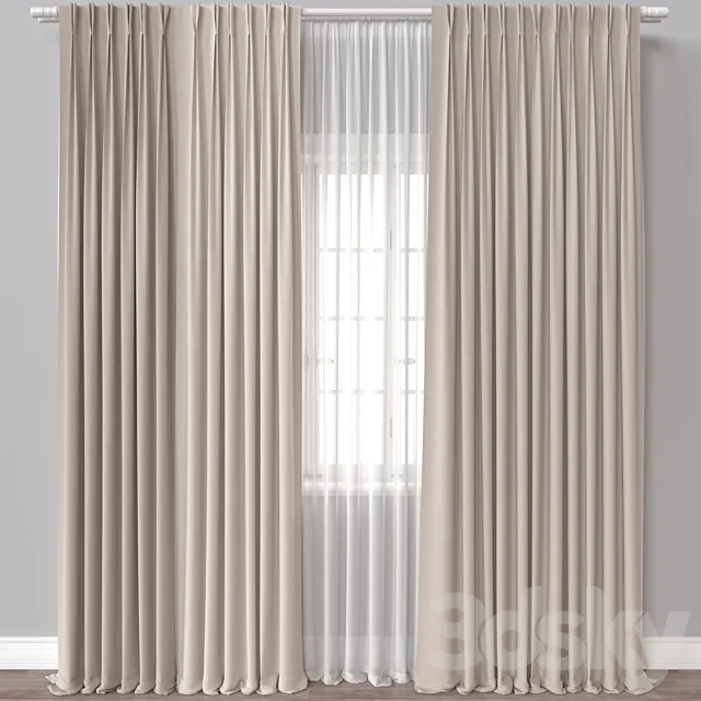 Curtain A731 3D Model Curtain A731 3D Model