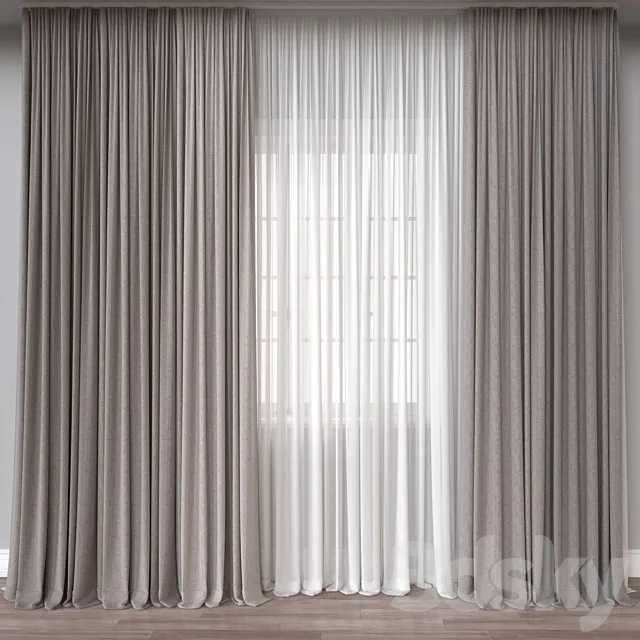 Curtain A795 3D Model Curtain A795 3D Model