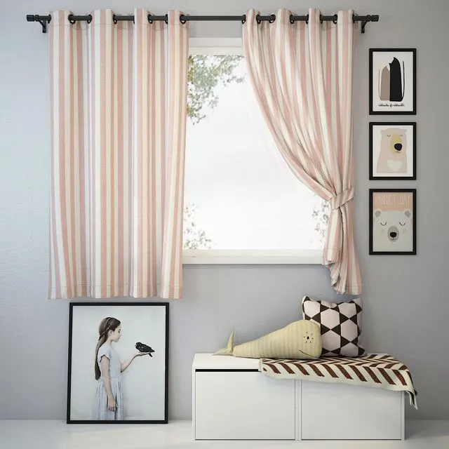 Curtain and decor 3 3D Model Curtain and decor 3 3D Model