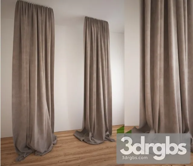 Curtain Blind 08 3D Model Download