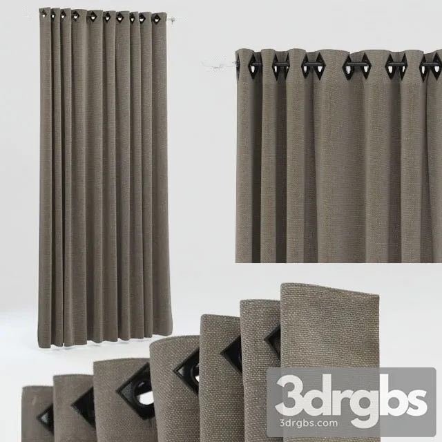 Curtain Blind 3D Model Download