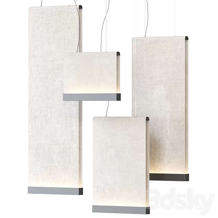 Curtain by Vibia 3D Model Free Download