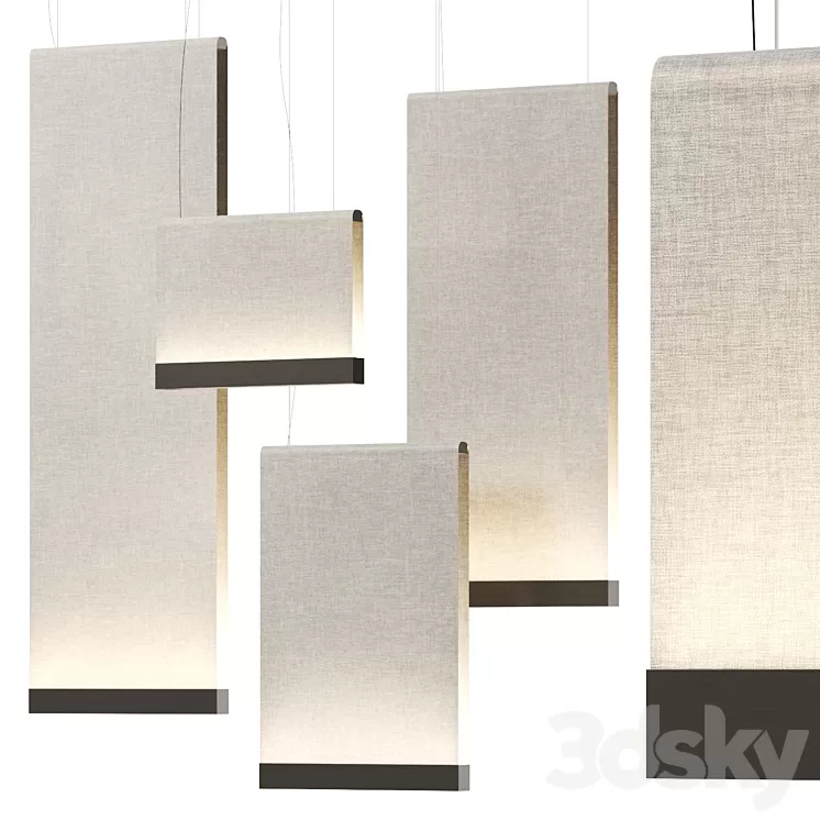 Curtain by Vibia 3D Model Curtain by Vibia 3D Model