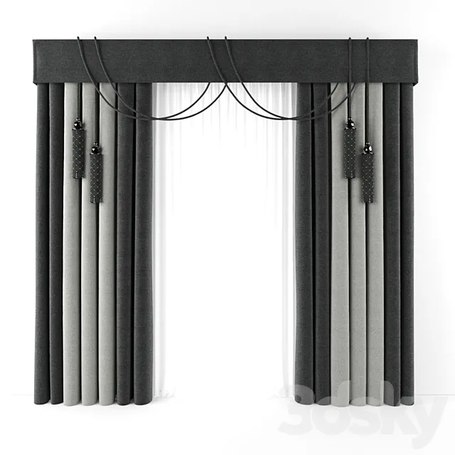 curtain №2 3D Model
