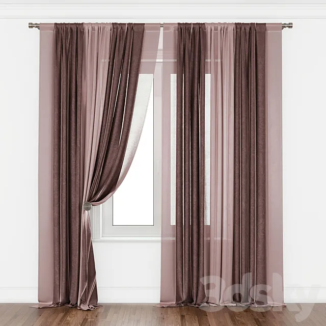 Curtain №26 3D Model Curtain №26 3D Model