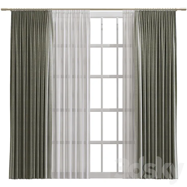 Curtain №511 3D Model Curtain №511 3D Model