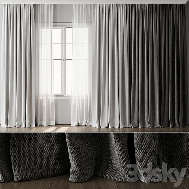 Curtain for Interior 101 3D Model Curtain for Interior 101 3D Model