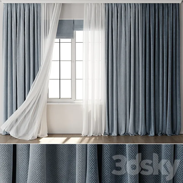 Curtain for Interior 115 3D Model Curtain for Interior 115 3D Model