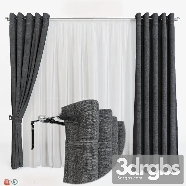 Curtain Ikea 3D Model Download