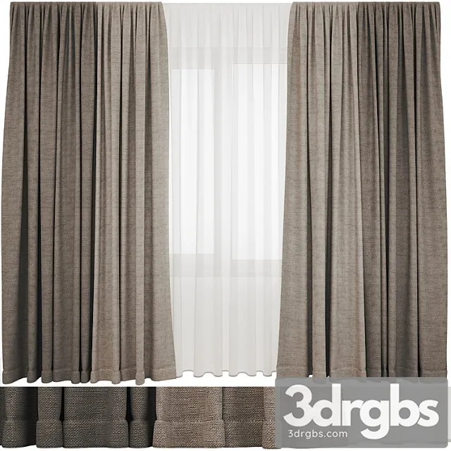 Curtain Model 6 3D Model Download