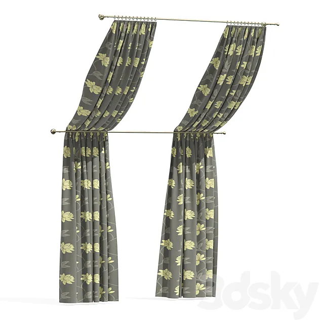 Curtain roof 31 3D Model