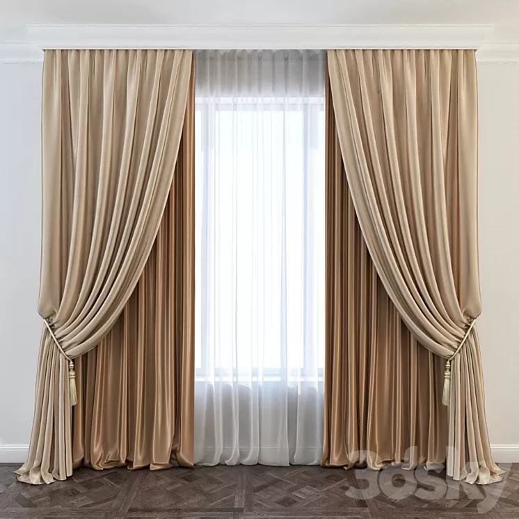 Curtain2 3D Model