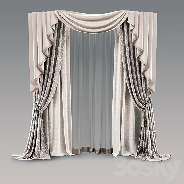 curtain_1 3D Model