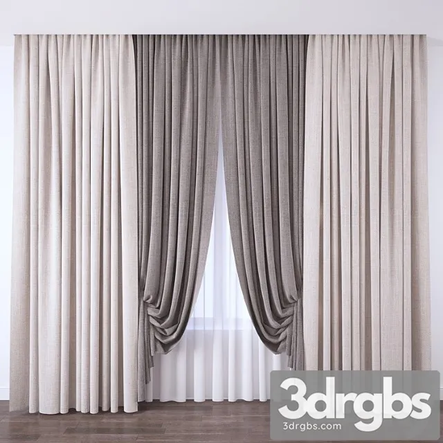 Curtain_11 3D Model Download