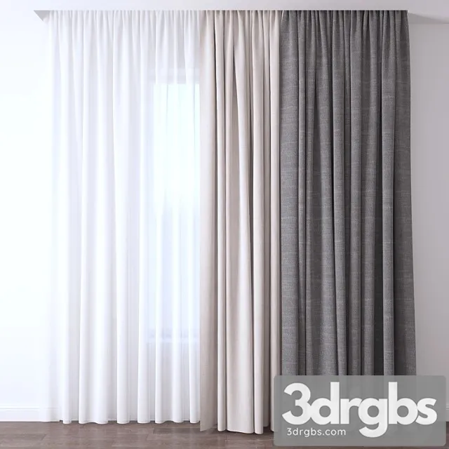 Curtain_13 3D Model Download